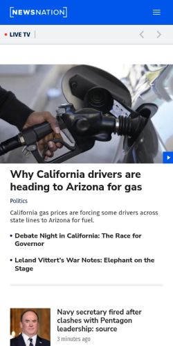 Screenshot of the audited page (Mobile 375×812)