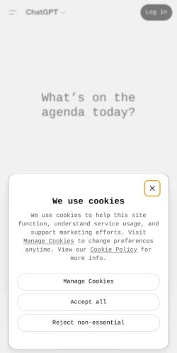 Screenshot of the audited page (Mobile 375×812)