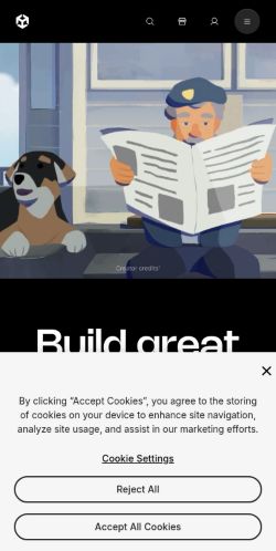 Screenshot of the audited page (Mobile 375×812)