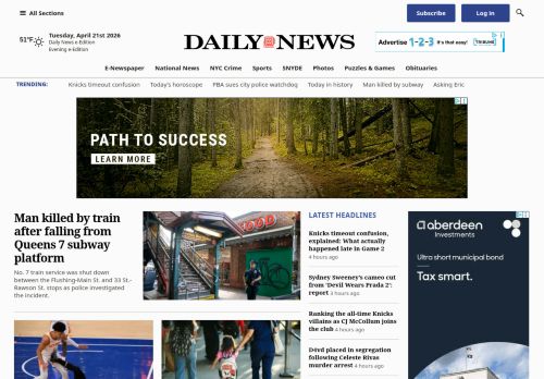 Screenshot of the audited page (Desktop 1440×900)