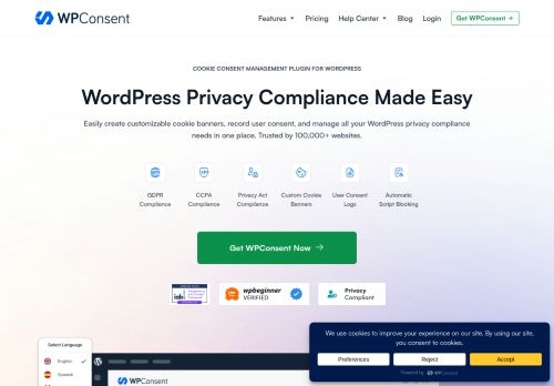 Screenshot of the audited page (Desktop 1440×900)