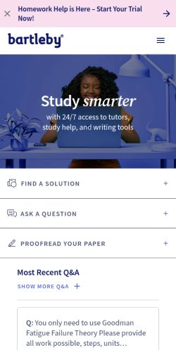 Screenshot of the audited page (Mobile 375×812)