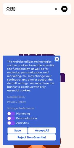 Screenshot of the audited page (Mobile 375×812)