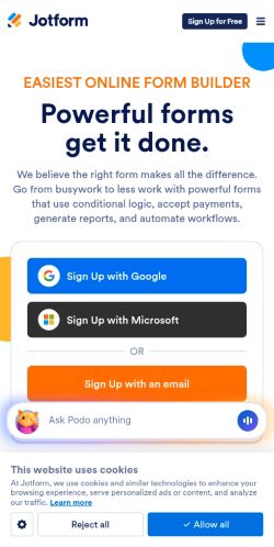 Screenshot of the audited page (Mobile 375×812)