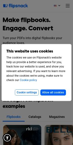 Screenshot of the audited page (Mobile 375×812)