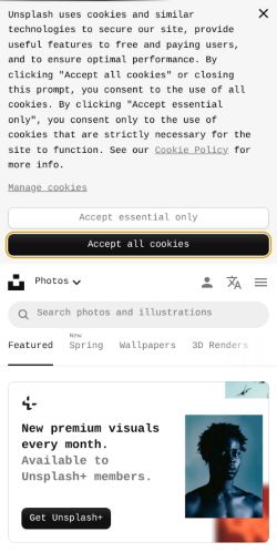 Screenshot of the audited page (Mobile 375×812)