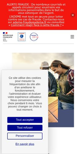 Screenshot of the audited page (Mobile 375×812)