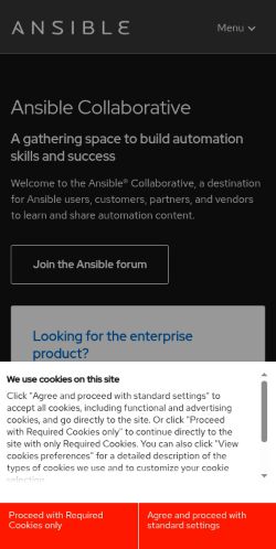 Screenshot of the audited page (Mobile 375×812)