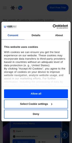 Screenshot of the audited page (Mobile 375×812)