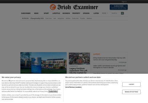 Screenshot of the audited page (Desktop 1440×900)