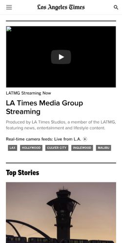 Screenshot of the audited page (Mobile 375×812)