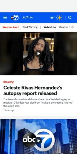 Screenshot of the audited page (Mobile 375×812)