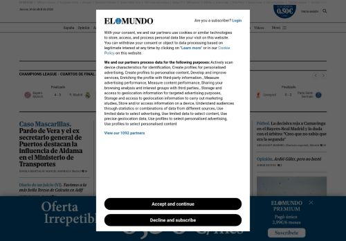Screenshot of the audited page (Desktop 1440×900)