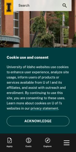 Screenshot of the audited page (Mobile 375×812)