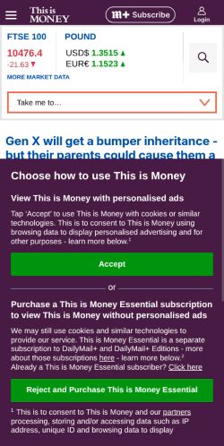 Screenshot of the audited page (Mobile 375×812)