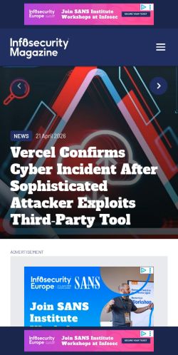 Screenshot of the audited page (Mobile 375×812)