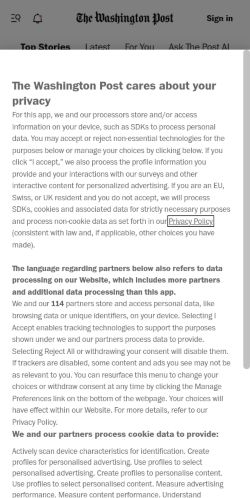 Screenshot of the audited page (Mobile 375×812)