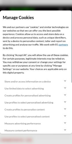 Screenshot of the audited page (Mobile 375×812)