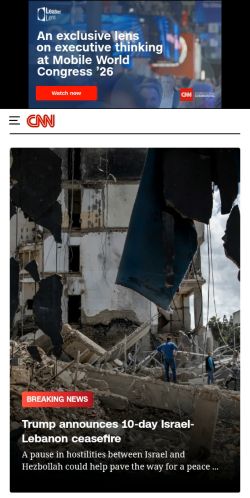 Screenshot of the audited page (Mobile 375×812)