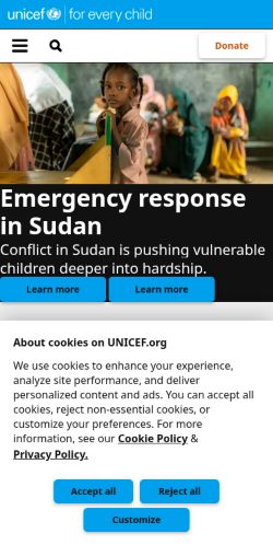 Screenshot of the audited page (Mobile 375×812)