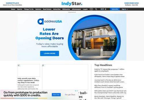 Screenshot of the audited page (Desktop 1440×900)