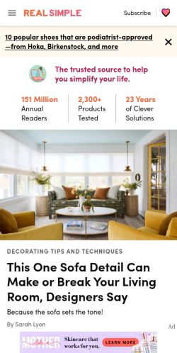 Screenshot of the audited page (Mobile 375×812)