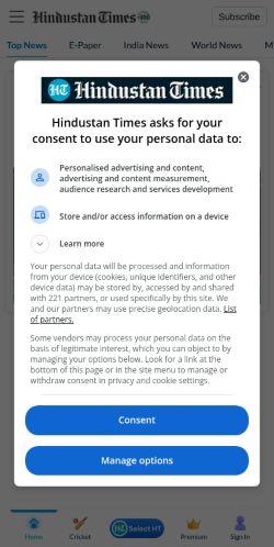Screenshot of the audited page (Mobile 375×812)