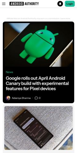 Screenshot of the audited page (Mobile 375×812)