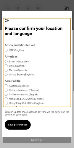 Screenshot of the audited page (Mobile 375×812)