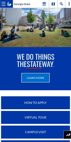 Screenshot of the audited page (Mobile 375×812)