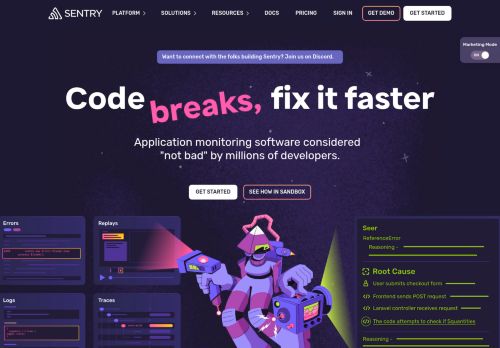 Screenshot of the audited page (Desktop 1440×900)