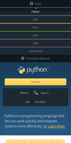 Screenshot of the audited page (Mobile 375×812)