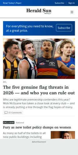 Screenshot of the audited page (Mobile 375×812)