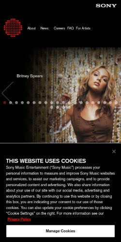 Screenshot of the audited page (Mobile 375×812)