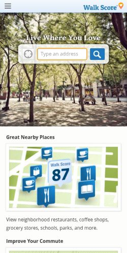 Screenshot of the audited page (Mobile 375×812)