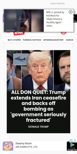 Screenshot of the audited page (Mobile 375×812)