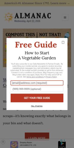 Screenshot of the audited page (Mobile 375×812)