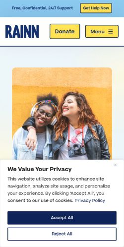Screenshot of the audited page (Mobile 375×812)