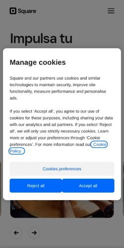 Screenshot of the audited page (Mobile 375×812)