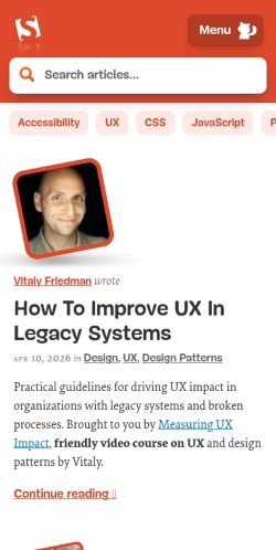 Screenshot of the audited page (Mobile 375×812)