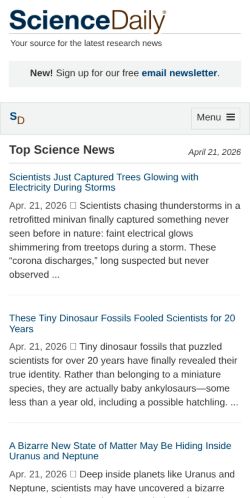 Screenshot of the audited page (Mobile 375×812)