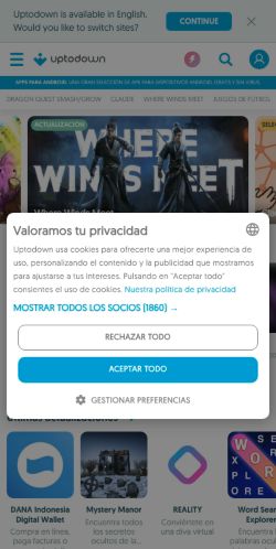 Screenshot of the audited page (Mobile 375×812)
