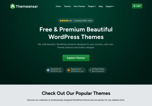 Screenshot of the audited page (Desktop 1440×900)