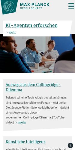 Screenshot of the audited page (Mobile 375×812)