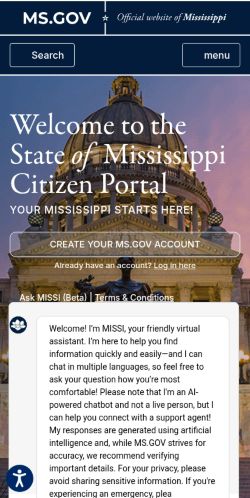 Screenshot of the audited page (Mobile 375×812)