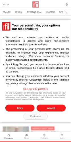 Screenshot of the audited page (Mobile 375×812)