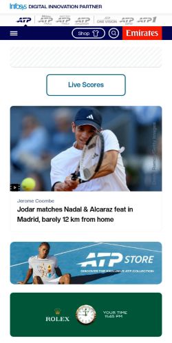 Screenshot of the audited page (Mobile 375×812)