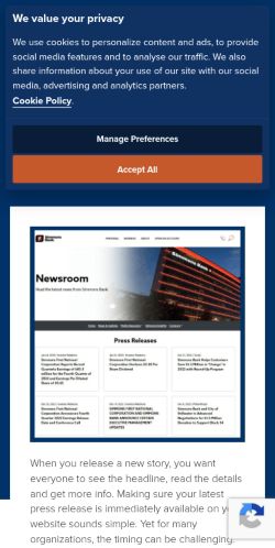 Screenshot of the audited page (Mobile 375×812)