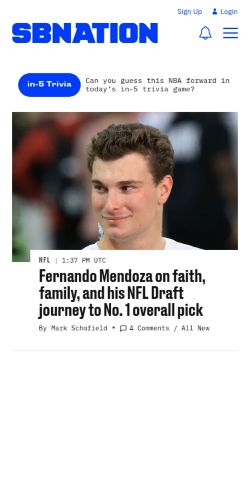 Screenshot of the audited page (Mobile 375×812)