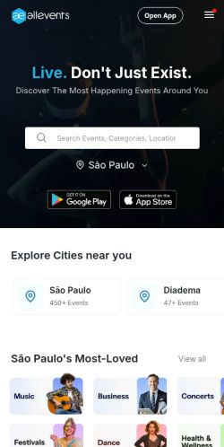 Screenshot of the audited page (Mobile 375×812)